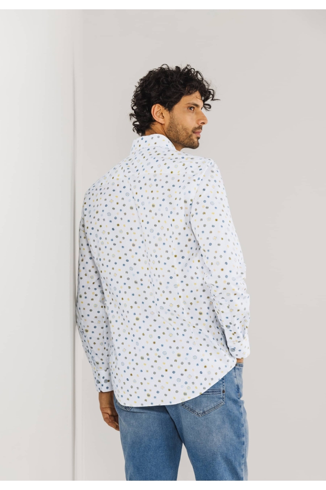POPLIN OVERHEMD MET STREEPDESSIN 21215262 1156